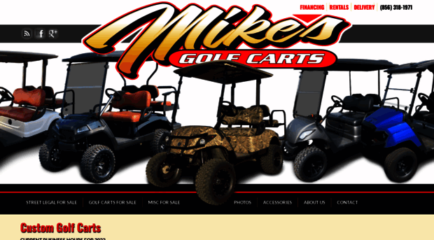 customgolfcartsnj.com