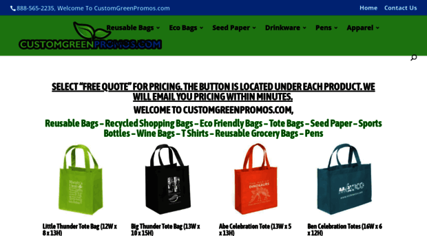 customgreenpromos.com