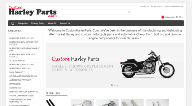 customharleyparts.com