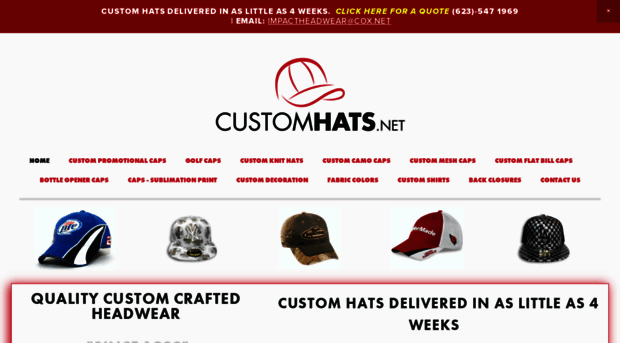 customhats.biz