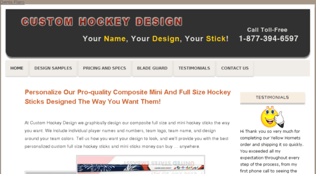 customhockeysticksandjerseys.com