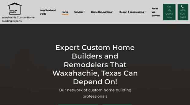 customhomebuilders-waxahachie.com