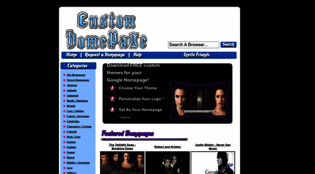 customhomepage.com