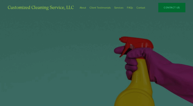 customizedcleaningservice.com