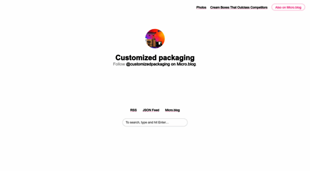 customizedpackaging.micro.blog