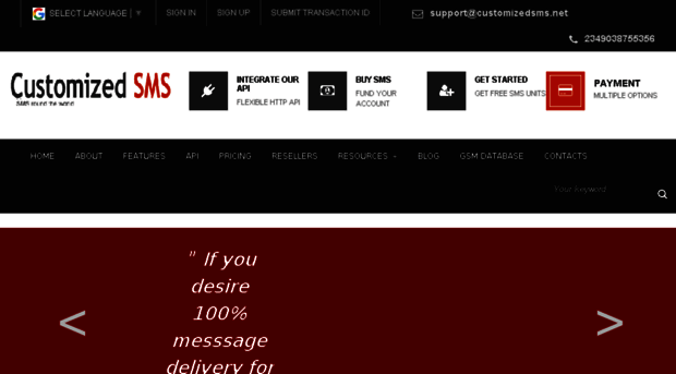 customizedsms.net