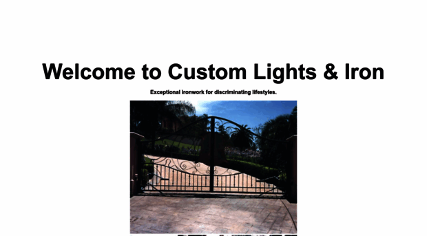 customlightsandiron.com