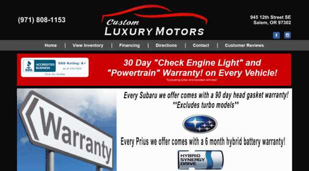 customluxurymotors.com
