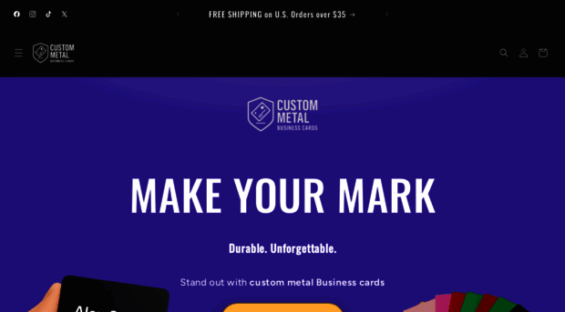 custommetalbusinesscards.com
