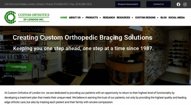 customorthoticsoflondon.com