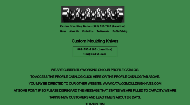 customouldingknives.com