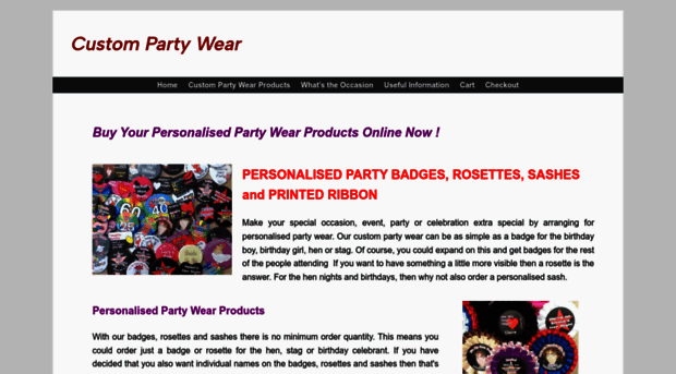 custompartywear.co.uk