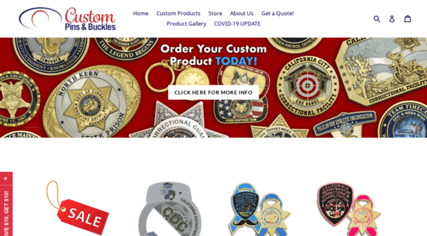 custompinsandbuckles.com