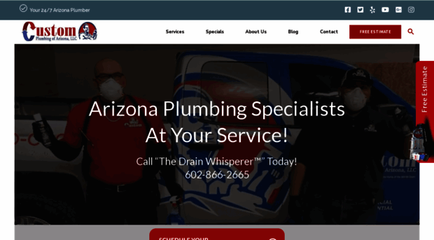 customplumbingaz.com