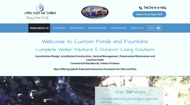 custompondsandfountains.com