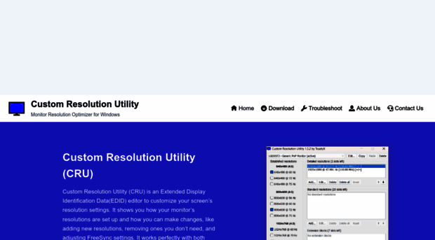 customresolutionutility.dev