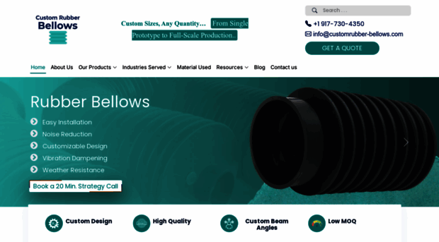 customrubber-bellows.com