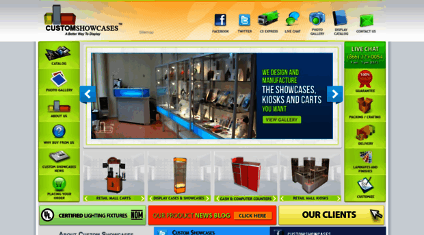 customshowcases.com