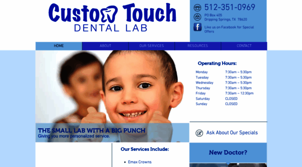 customtouchdentallab.com