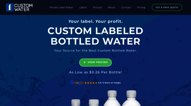 customwater.com