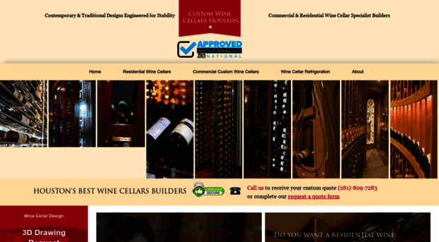 customwinecellarshouston.com