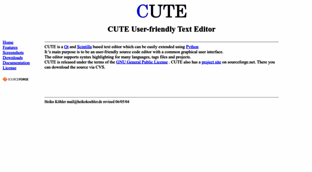 cute.sourceforge.net