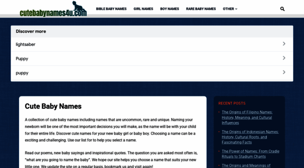 cutebabynames4u.com