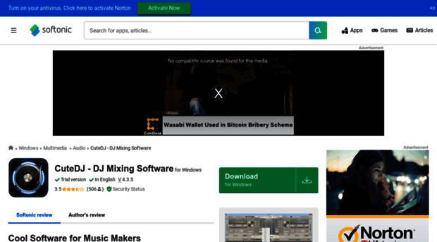 cutedj-dj-mixing-software.en.softonic.com