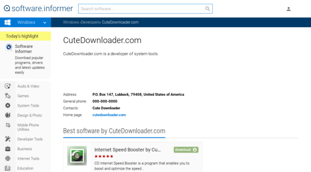 cutedownloader-com.software.informer.com