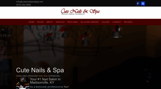 cutenailsandspa.net