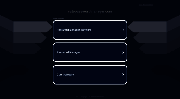 cutepasswordmanager.com