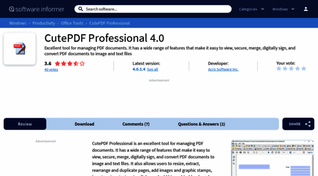 cutepdf-professional.informer.com