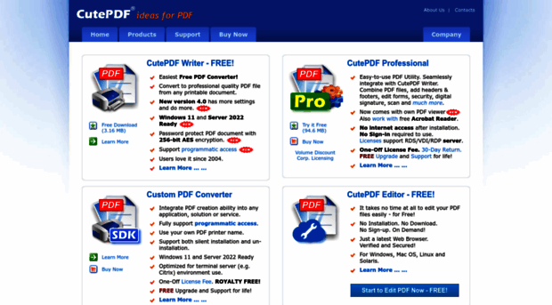 cutepdf.com - CutePDF - Convert to PDF for f... - CutePDF