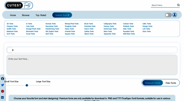 cutestfonts.com