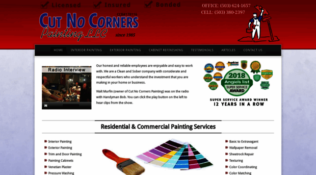 cutnocornerspainting.com