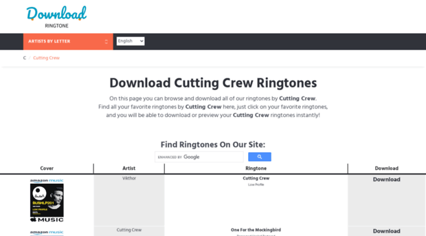 cuttingcrew.download-ringtone.com