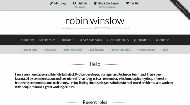 cv.robinwinslow.co.uk