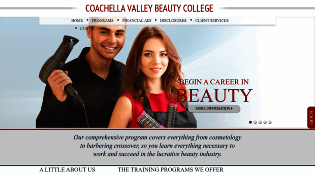 cvbeautycollege.com