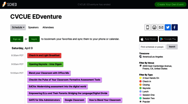 cvcueedventure2016.sched.org