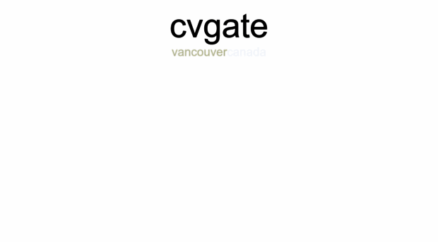 cvgate.com