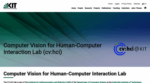 cvhci.anthropomatik.kit.edu