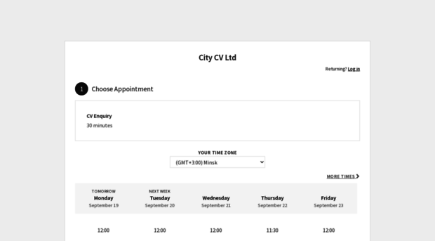 cvreviewcitycv.acuityscheduling.com