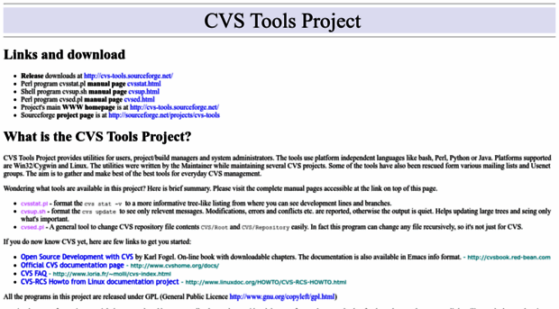 cvs-tools.sourceforge.net