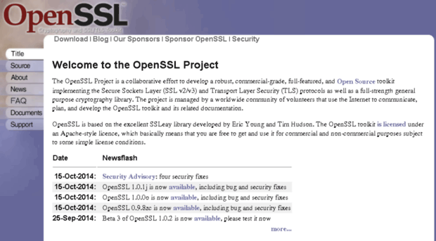 cvs.openssl.org