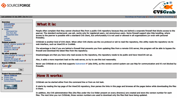 cvsgrab.sourceforge.net