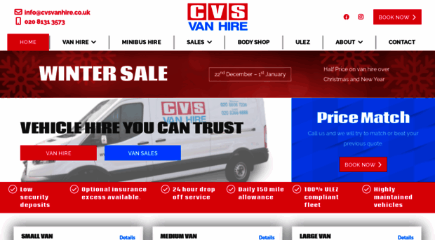 cvsvanhire.co.uk