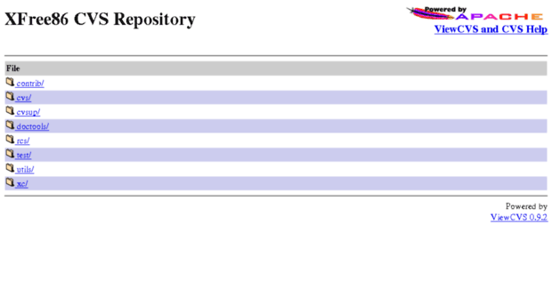 cvsweb.xfree86.org