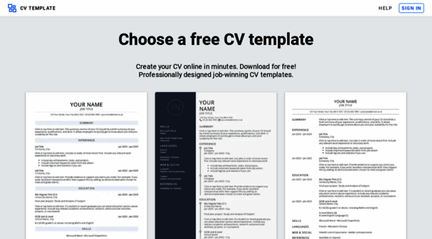 cvtemplates.com