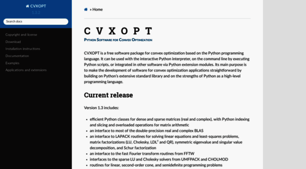 cvxopt.org