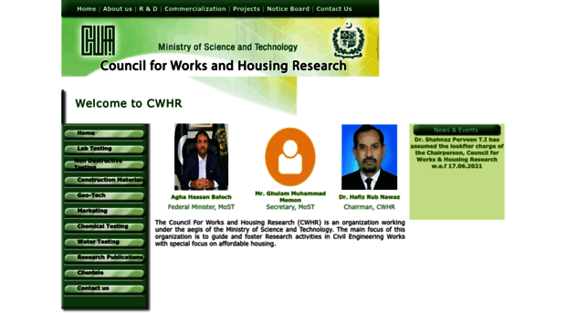 cwhr.gov.pk